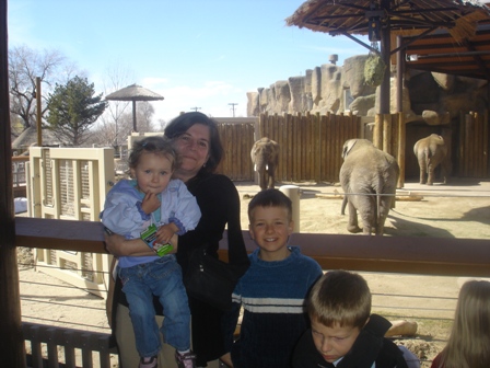 At the Zoo with Grandma